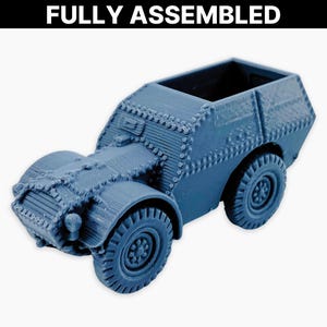 Fiat SPA Autoprotetto S37, miniature entièrement assemblée : modèle de transport de troupes blindé italien de la Seconde Guerre mondiale