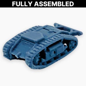 Sd.Kfz. 303 Goliath, Fully Assembled: WWII German Remote Control Demolition Vehicle, Heavy Explosive Carrier, Wargaming Miniature