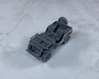 Jeep (window down), Model Kit: WWII US Military Vehicle Model