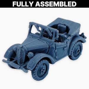 Kurogane Type 95, Fully Assembled Miniature: WWII Japanese Light Utility Vehicle Model