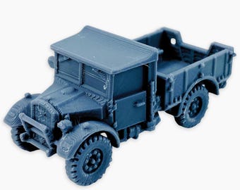 Fordson WOT2F, Fully Assembled: WWII British Light Truck Model, Scale Replica, Military Transport Model