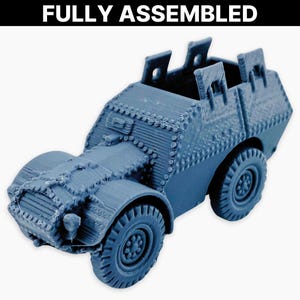 Fiat SPA Autoprotetto S37 (boucliers), miniature entièrement assemblée : modèle de transport de troupes blindé italien de la Seconde Guerre mondiale