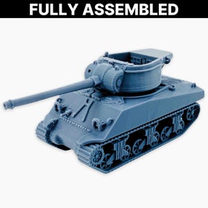 M36B1, Fully Assembled: WWII US Tank Destroyer, 90mm Gun Motor Carriage on Sherman Hull, Allied Hunter Vehicle, Wargaming Miniature