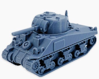 Sherman V, Fully Assembled: WWII British M4A4 Sherman Tank, Lend-Lease Medium Tank, Allied Armored Vehicle, Wargaming Miniature
