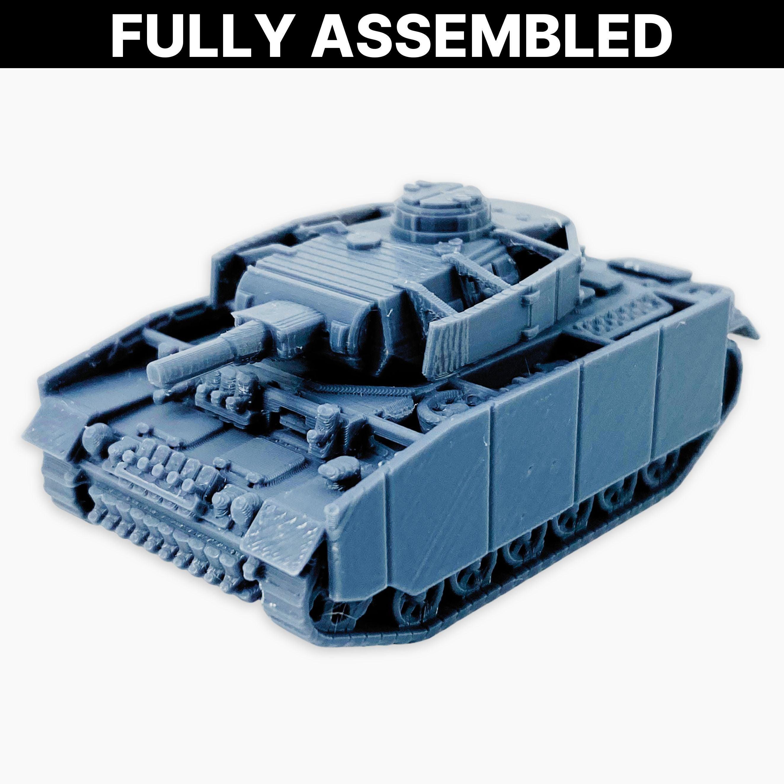 III号戦車Ausf. J (シュルツェン装甲)、完全に組み立てられた: 第二次