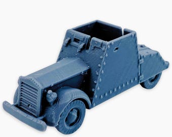 Standard Beaverette, Fully Assembled Miniature: WWII British Armored Car Model