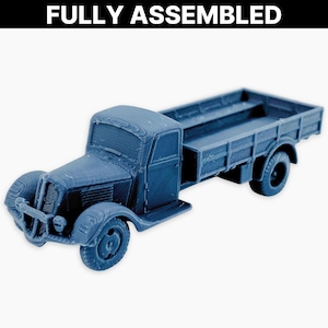 Renault ADR, Fully Assembled: WWII French Military Cargo Truck, Heavy Transport Vehicle, Early War Supply Carrier, Wargaming Miniature