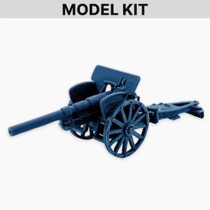 Feldkanone 16 de 7,7 cm, maqueta de cañón de campaña alemán de la Primera Guerra Mundial