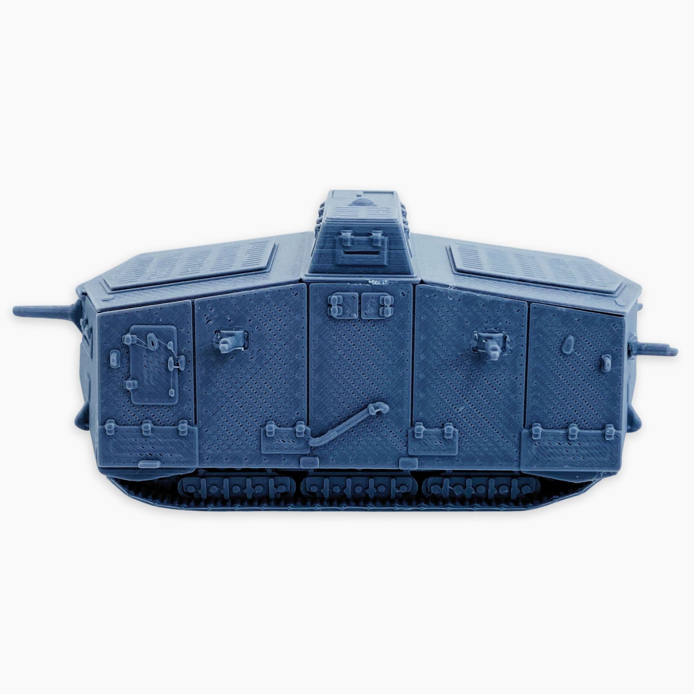 A7V, Model Kit: WWI Military Vehicle Model, German Empire Tank Scale ...