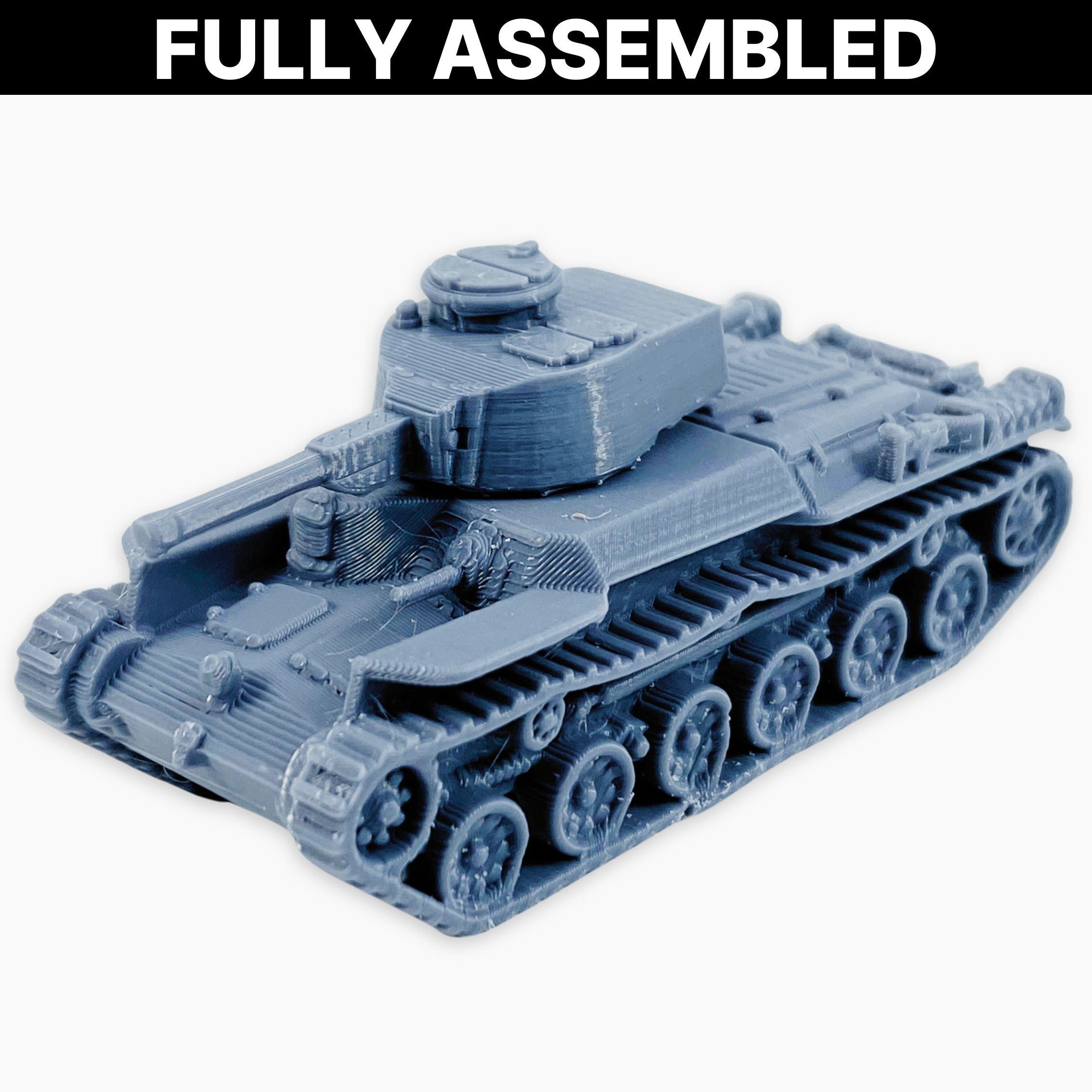 Type 97 Shinhoto Chi-ha, Fully Assembled: WWII Japanese Medium