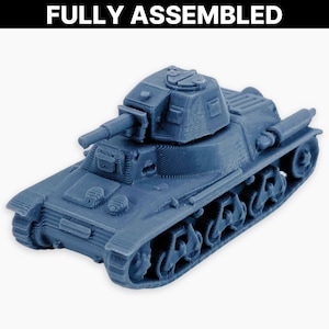 Panzerkampfwagen 38H 735(f) (spare track wheel), Fully Assembled Miniature: WWII German Light Tank Model