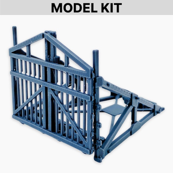 Belgian Gate, Model Kit: WWII Military Fortification Model