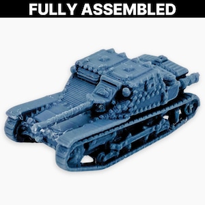 CV-35 (commande), miniature entièrement assemblée : modèle de tankette italienne de la Seconde Guerre mondiale