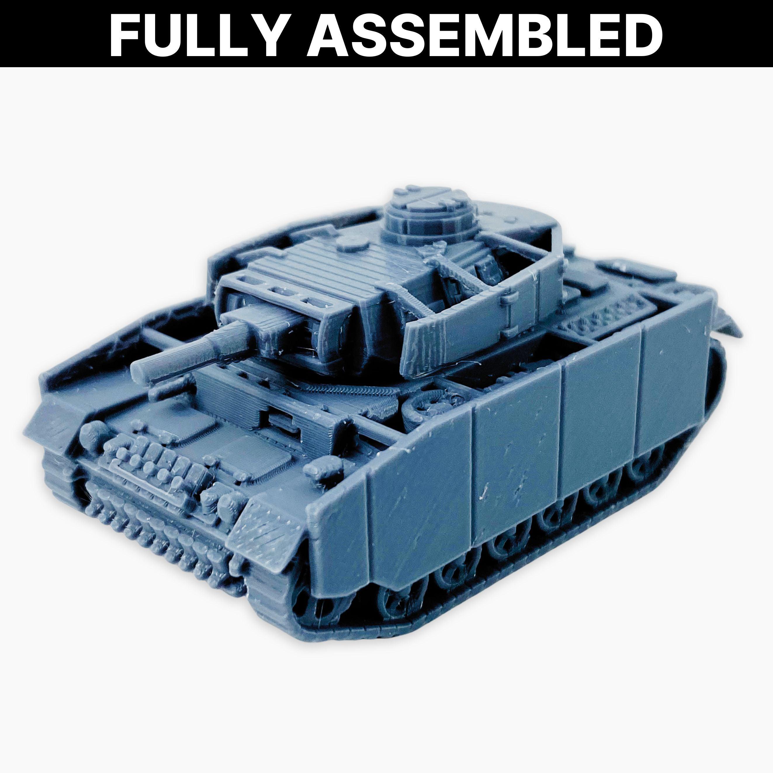 Panzer III Ausf. J (schürzen), Fully Assembled: WWII German Medium