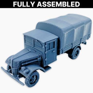 Ford V3000 (późniejszy, okładka), w pełni zmontowana miniatura: niemiecki model ciężarówki wojskowej z II wojny światowej