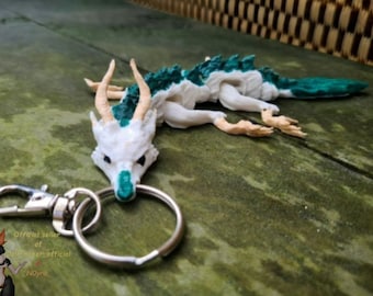Haku Spirited Away Articulating Dragon Flexi Wiggle Pet - Etsy