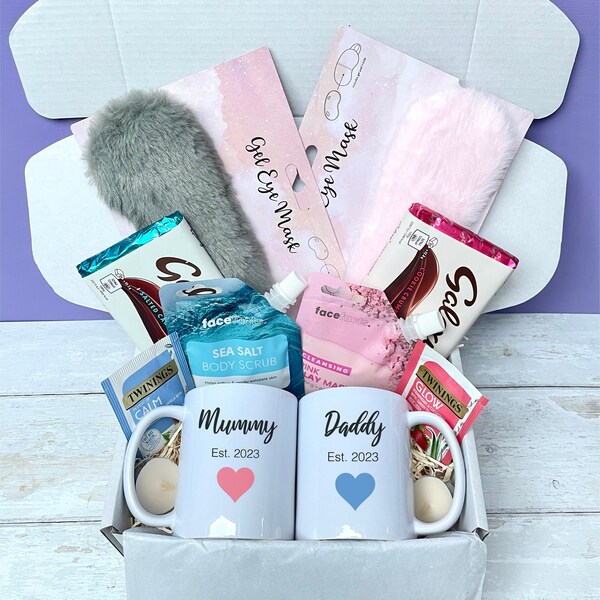 Couples Gift Box, New Parents Care Package, New Baby Pamper Box, Couples Valentines Gift Box, New Mum and Dad Gift