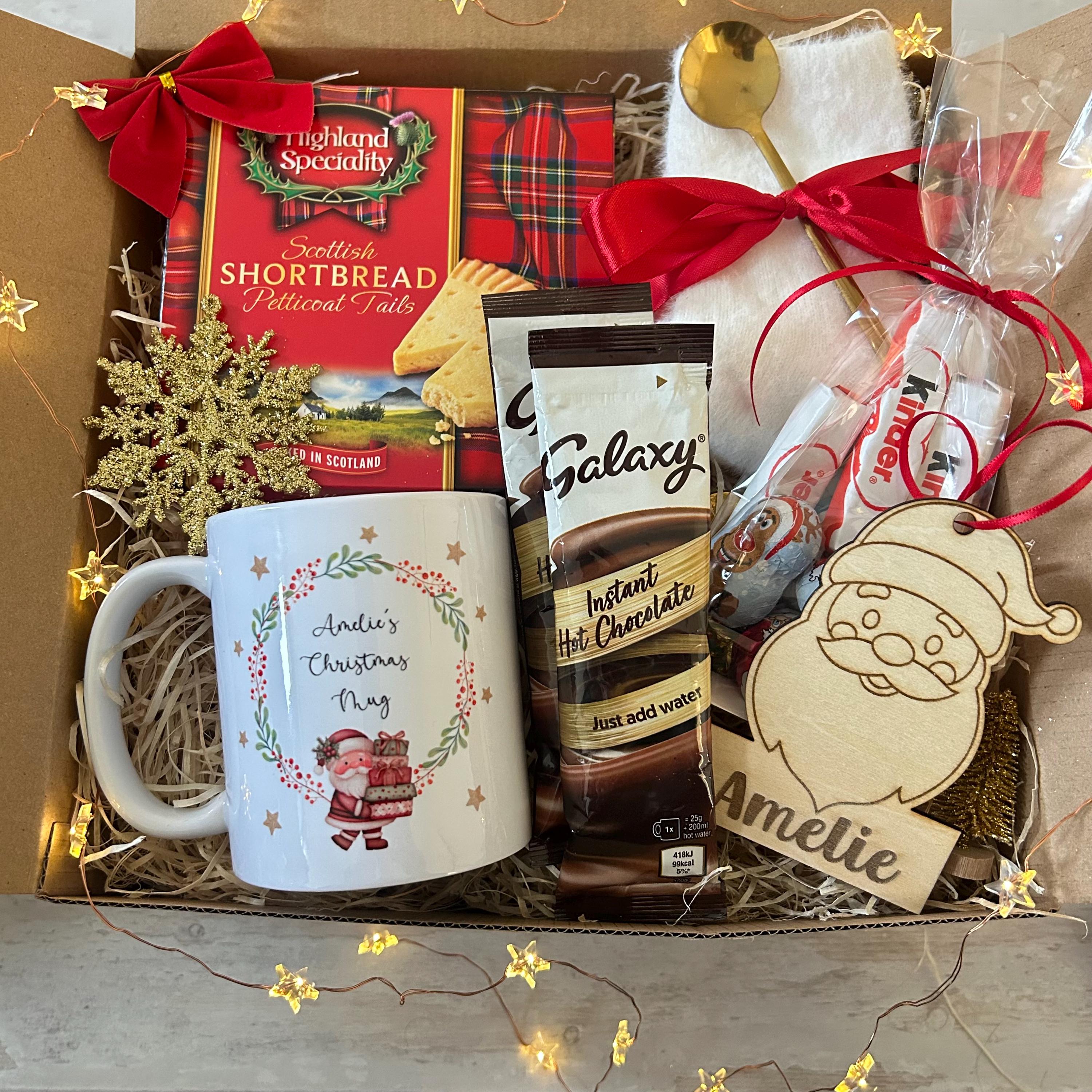 Custom Christmas Gift Hamper, Festive Care Package, Xmas Gift Set ...