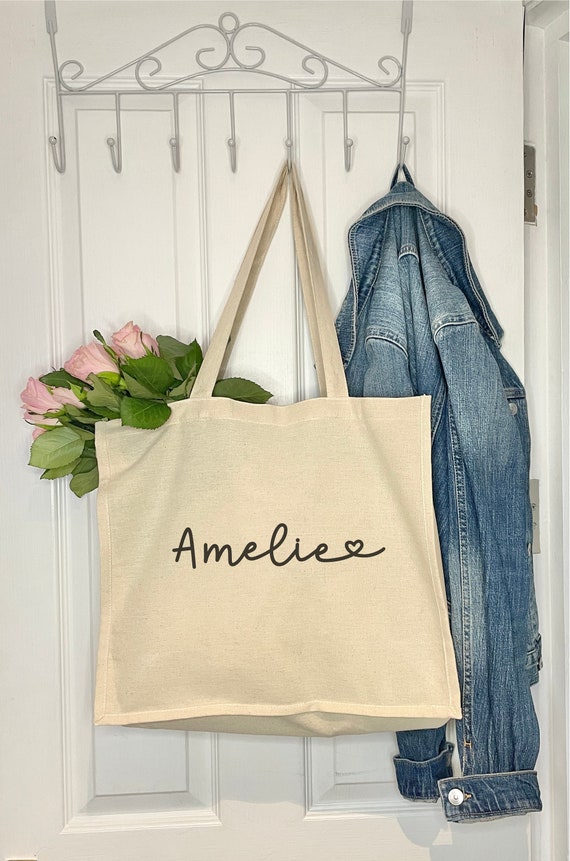 Etsy personalized tote bags hotsell