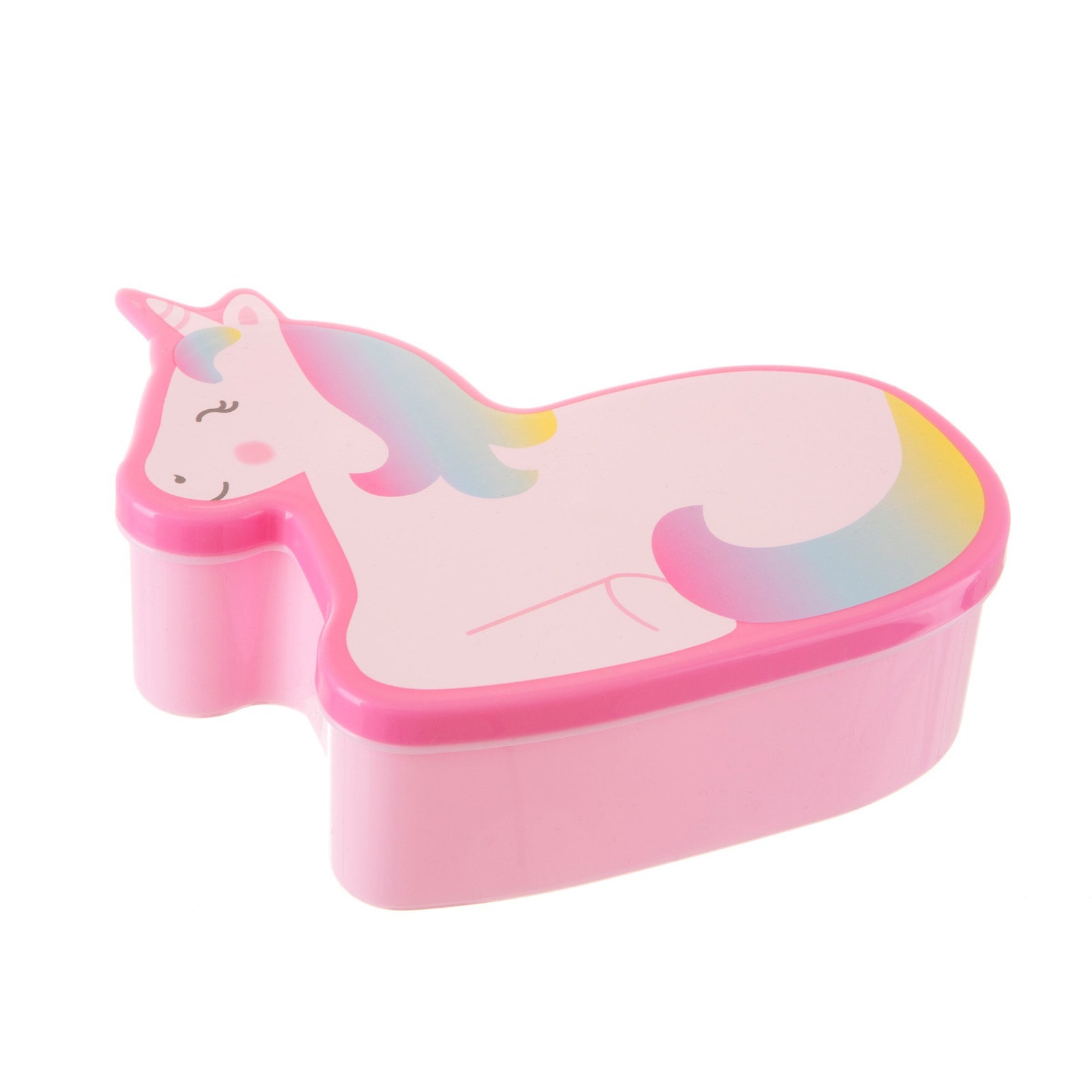 Unicorn shaped lunch box pink lunchbox sandwich box food Etsy