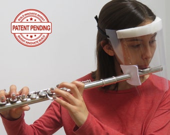Flute Wind Shield Face Shield