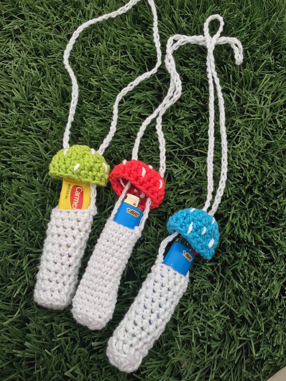 Handmade crochet lighter holders Etsy
