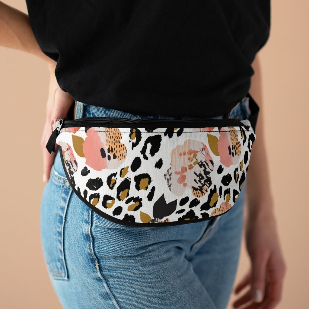 Animal Print Fanny Pack Leopard Fanny Packs Crossbody Bag Etsy