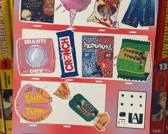 mha sticker sheet etsy
