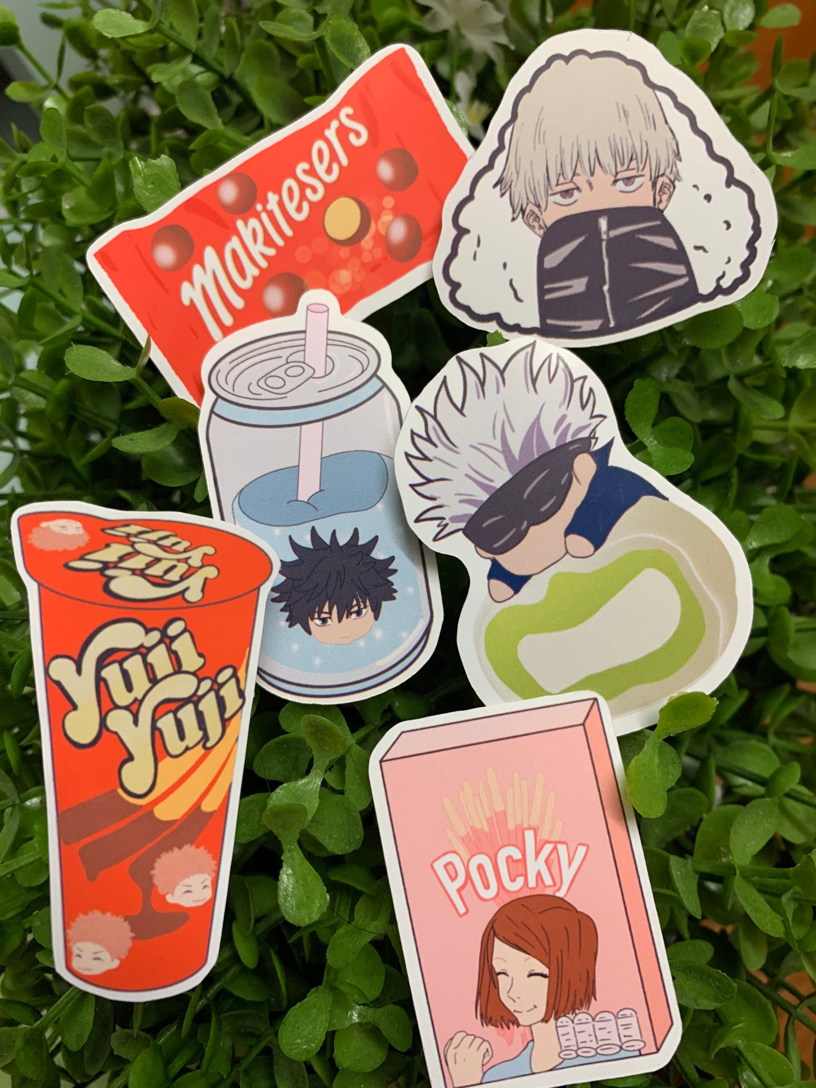 Jujutsu Kaisen Snack Stickers | Etsy