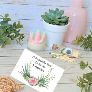 MEMORIAL GIFT BOX, A Beautiful Soul Is Never Forgotten, Sympathy Gift, Sorry For Your Loss, Funeral Gift,  grief gift, Condolencesentines