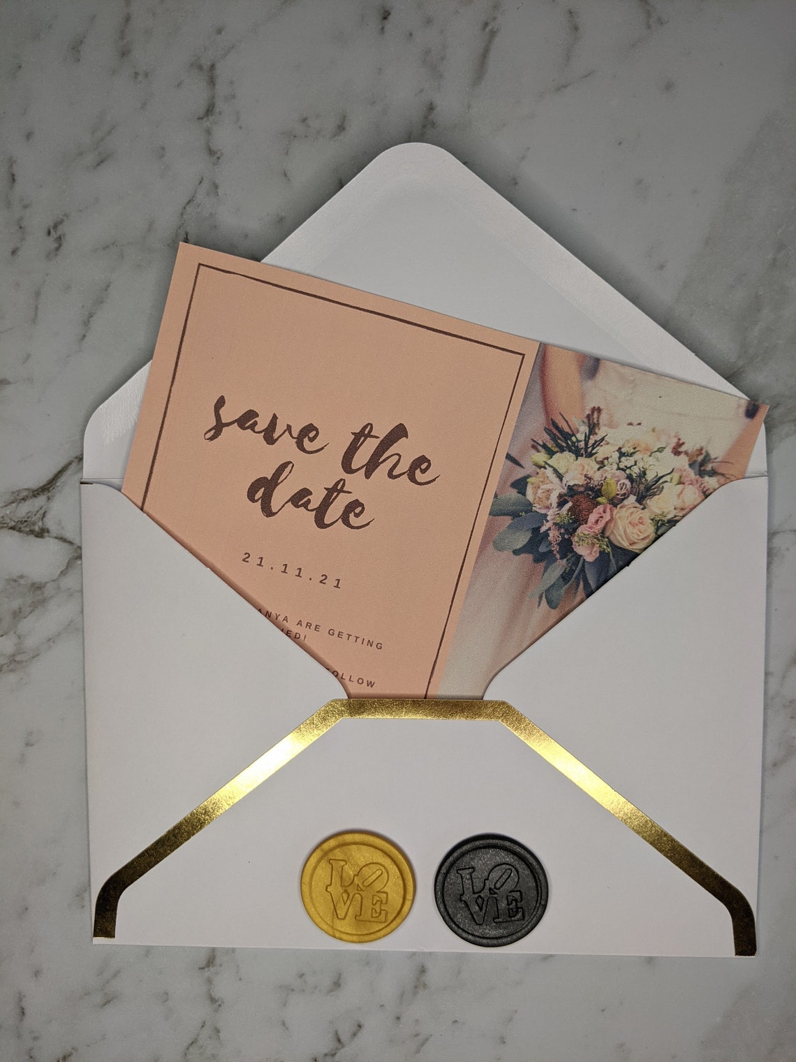 LOVE Envelope Seals Adhesive Wedding Seal Sticker Bundle Etsy