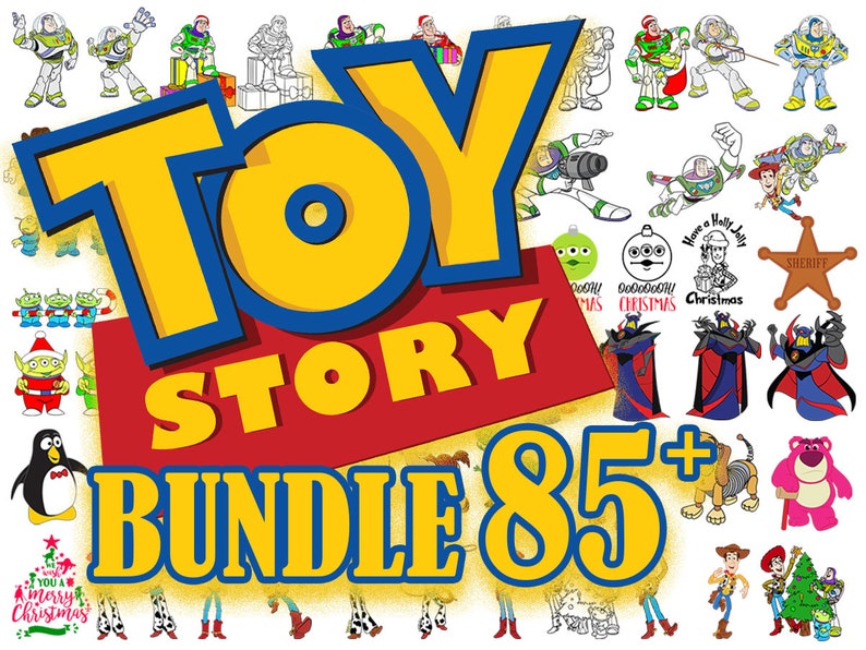 Download Cricut Toy Story Bundle Svg Toy Story Clipart Svg Digital Download Pngsvg Transparent Background Toy Story 4 For Birthday Digital Prints Art Collectibles Delage Com Br