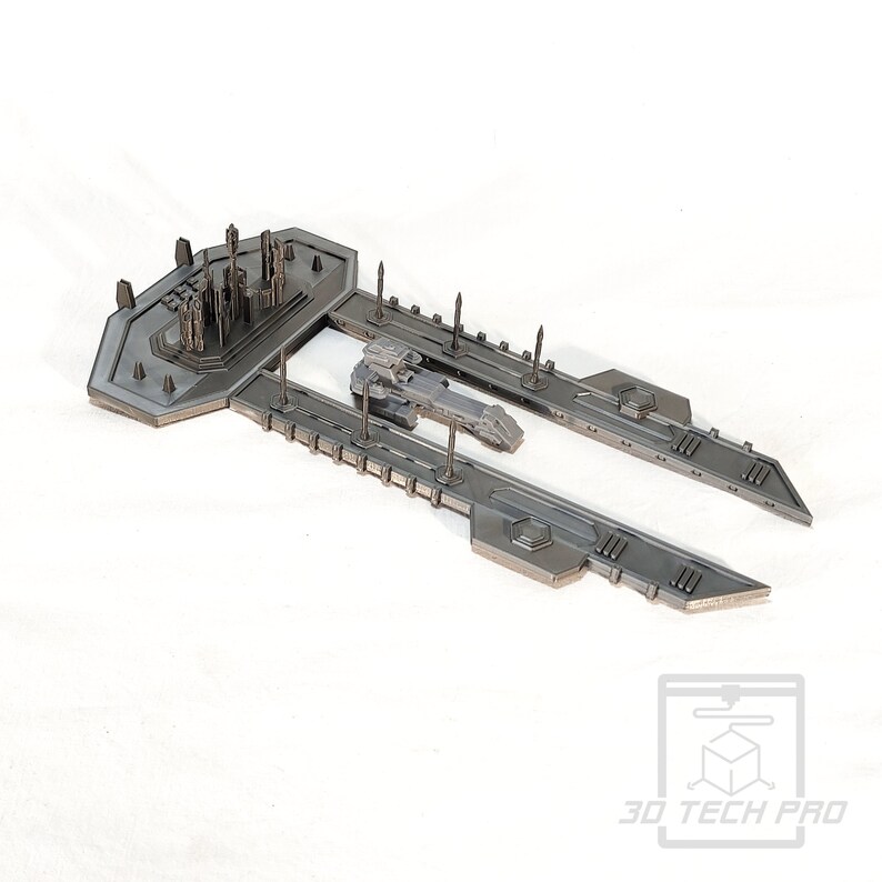 Stargate Atlantis Lantean Shipyard With Prometheus Earth Ship - Etsy UK
