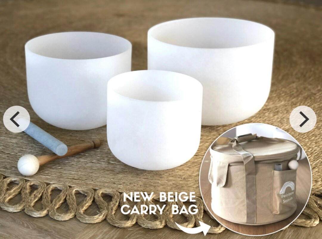 Quartz Crystal Sound Bowls High Grade Quartz Made by Etsy UK