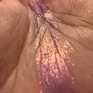 Celestial Pink Purple Highlighter, Duochrome, Iridescent Diamond  Highlighter, Loose Highlighter, Powder Highlighter, Pigmented Highlighter 