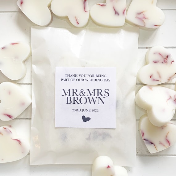 Wax Melt Wedding Favours