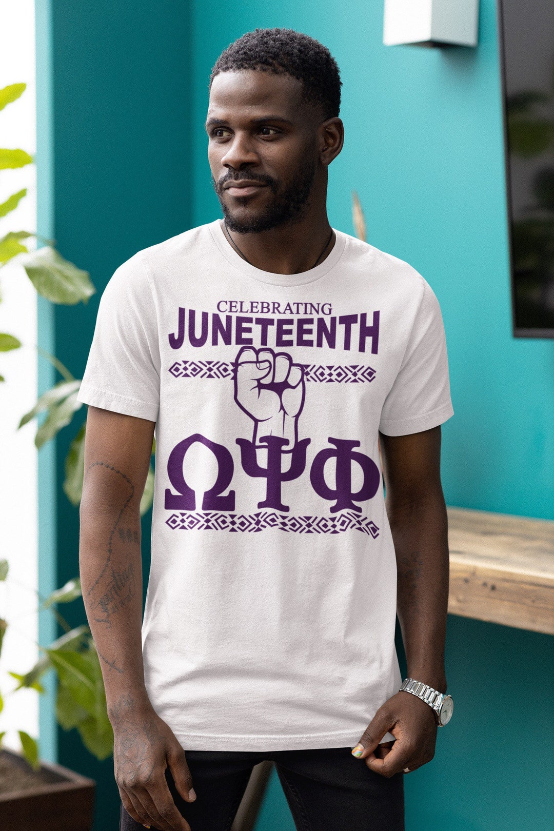 Omega Psi Phi Celebrating Tshirt Etsy