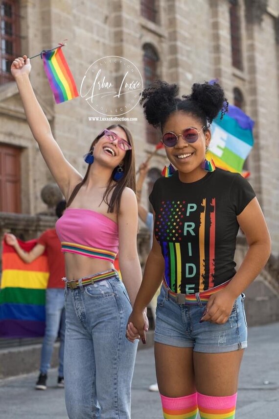 Gay pride flag shirt clearance