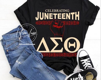 Delta Sigma Theta Celebrating Juneteenth T-shirt