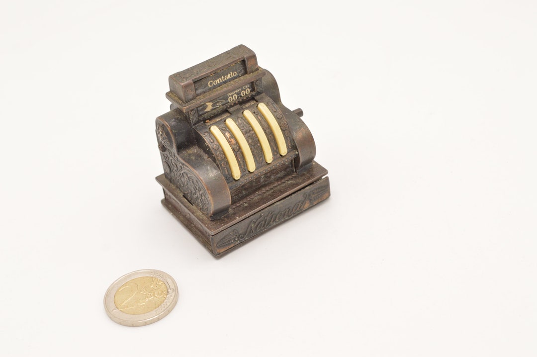 Playme Pencil Sharpener Made in Spain Cash Register Money Box Vintage