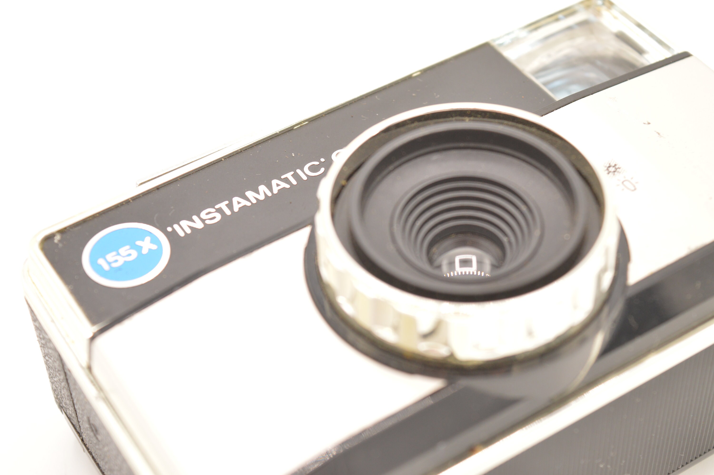 Kodak Instamatic' Camera 155x avec étui en cuir et pellicule