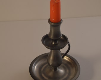 Tin candelabra for candle