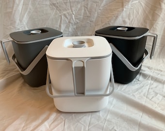 Premium food wast countertop bin. Free usps priority shipping. Arrive in 2 to 3 days.