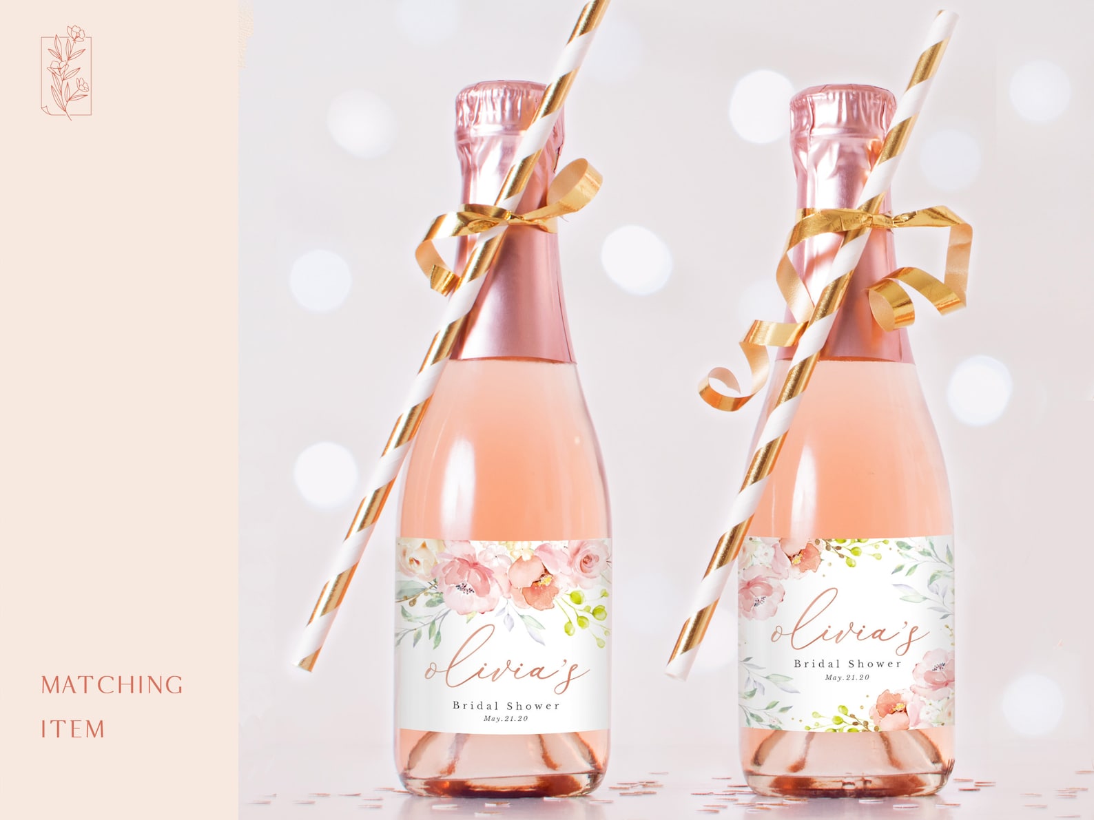 Bridal Shower Cheers Favor Tags Champagne Wine Round Circle Tag Wedding ...
