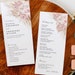 Boho Blush Pink Wedding Programs Template, Ceremony Floral Program ...