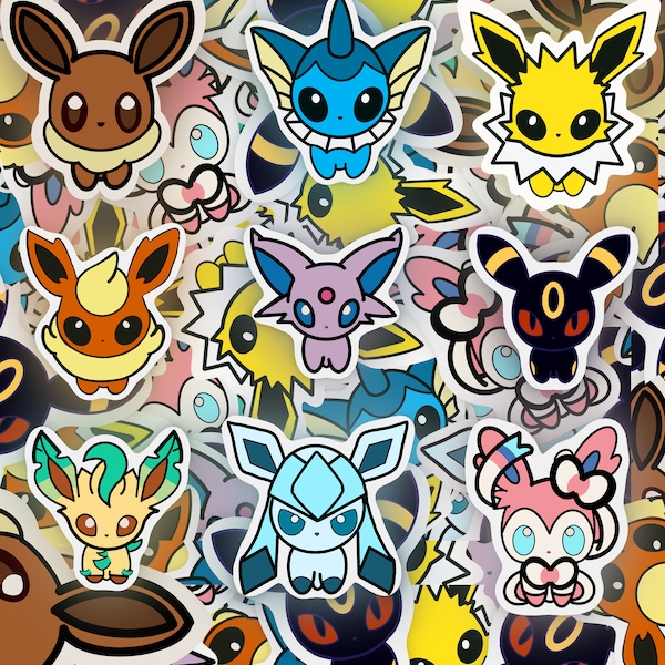 Eeveeloution sticker pack