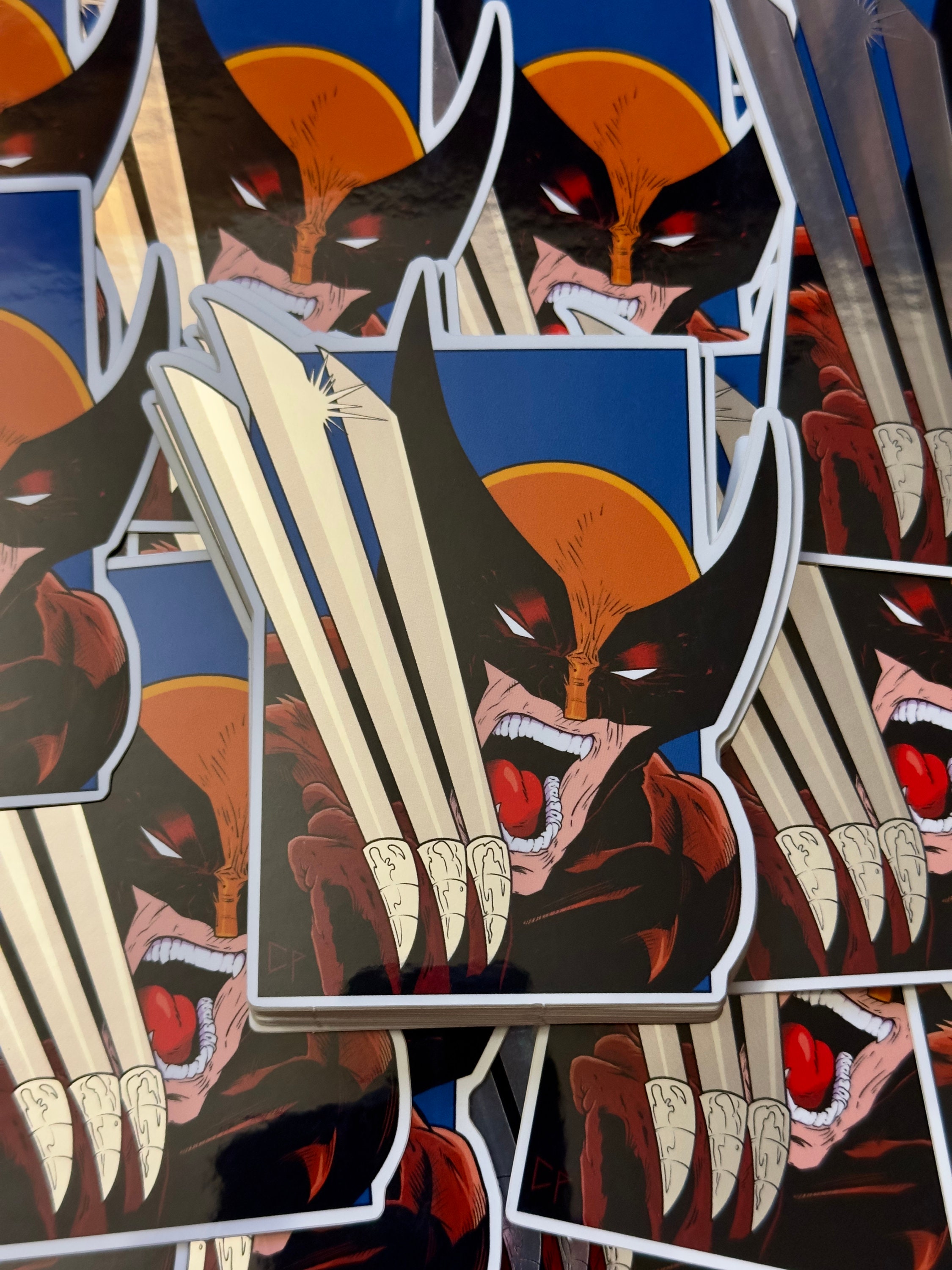 Wolverine Icon Sticker Wolverine - Mirror Sticker!, Marvel Comics Inspired - Etsy