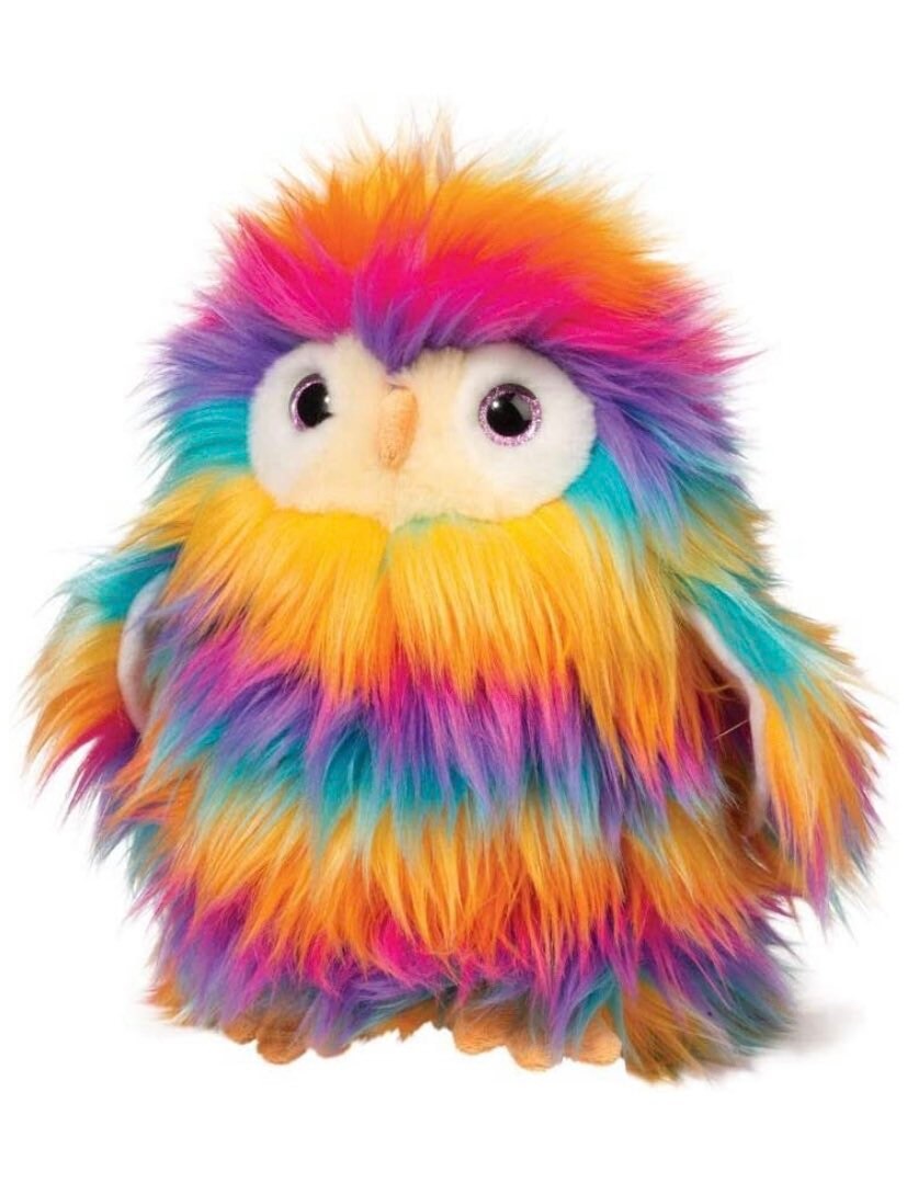 Rainbow OWL Stuffed Animal Owl Plush Rainbow LGBTQ Owl Etsy