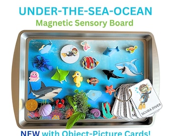 Ocean Magnetic Sensory Board: Under the Sea Travel Toy