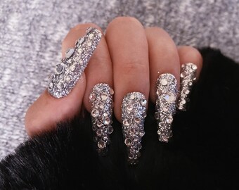 Bling Nails Etsy